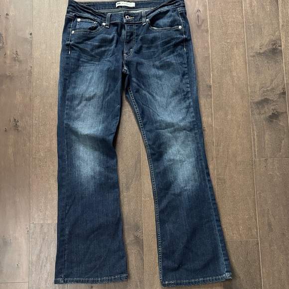 Levi's Dark Blue Boot Cut Women's Jeans - Picture 1 of 6
